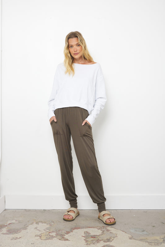 Off-The-Shoulder Pullover