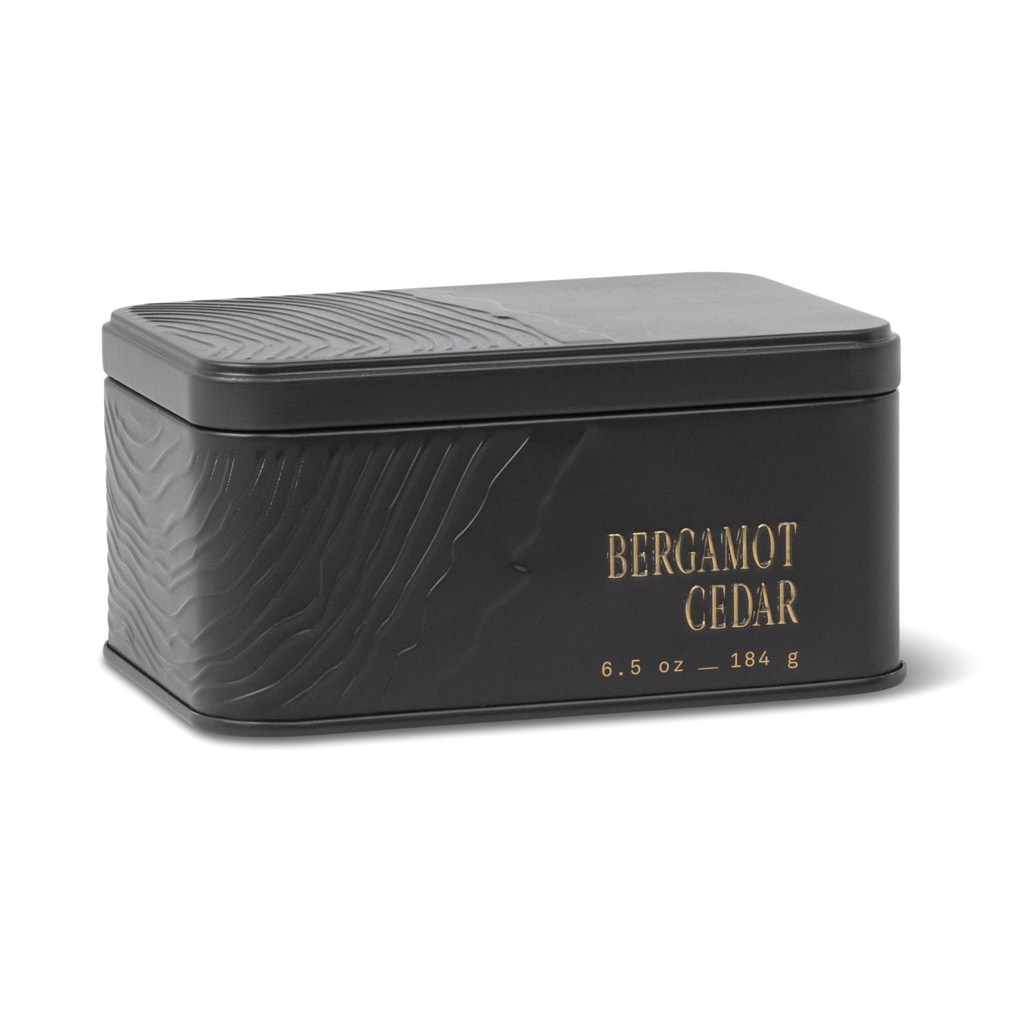 Bergamot Cedar Double Wick Tin Candle