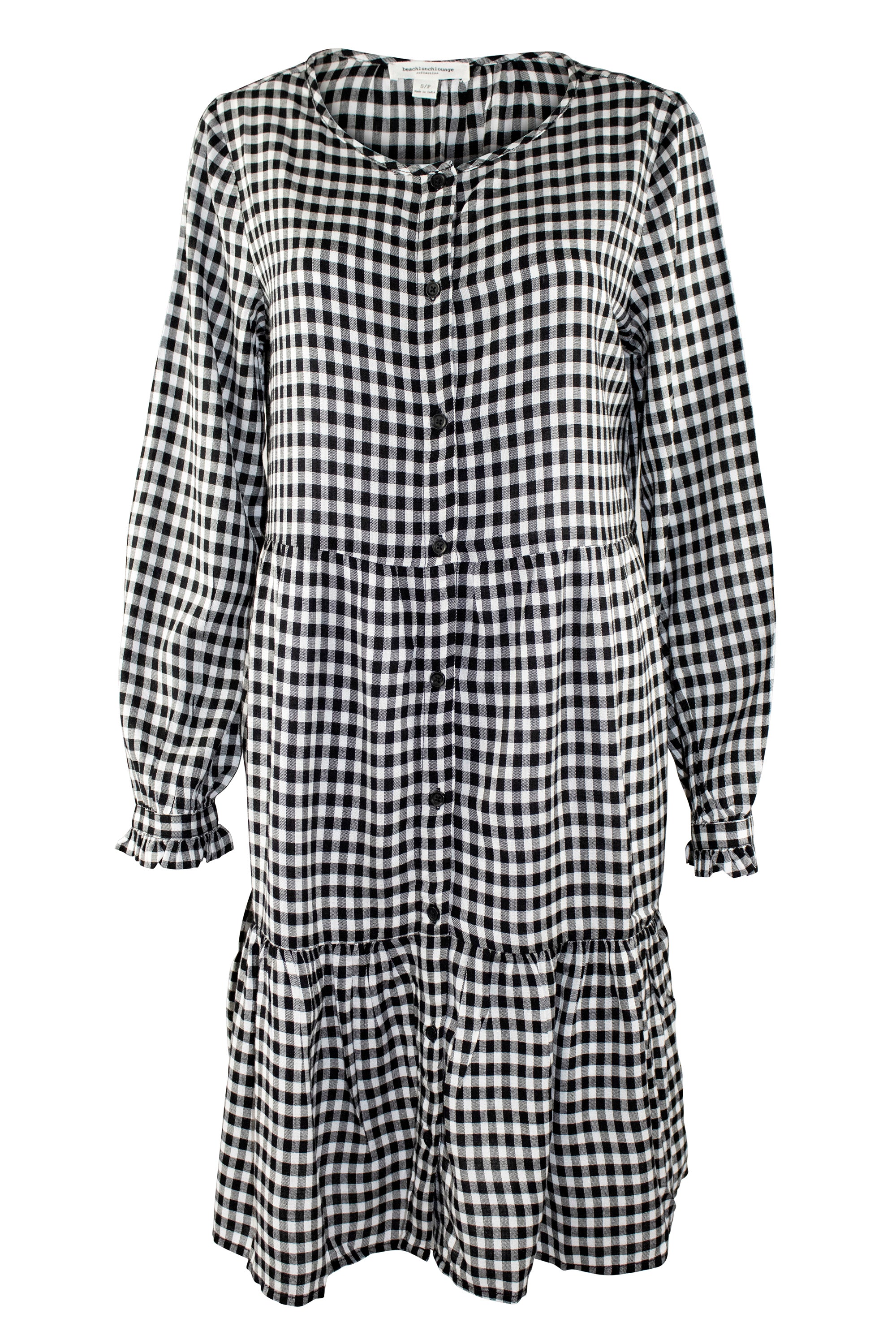 Black And White Gingham Dress