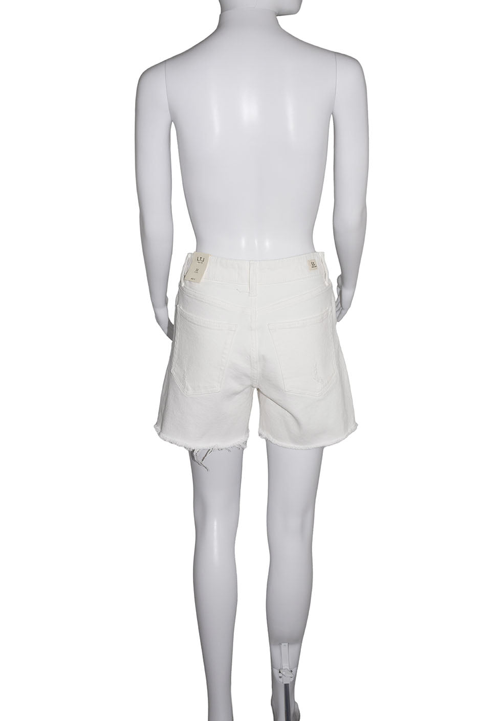 White Denim Shorts