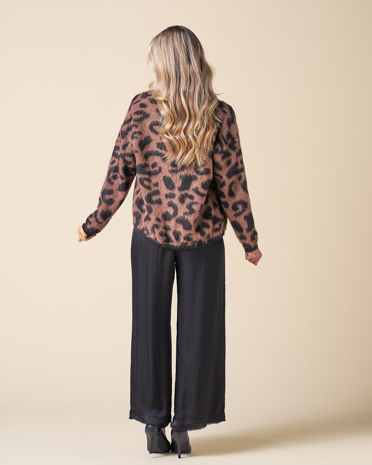 Animal Print Cardigan