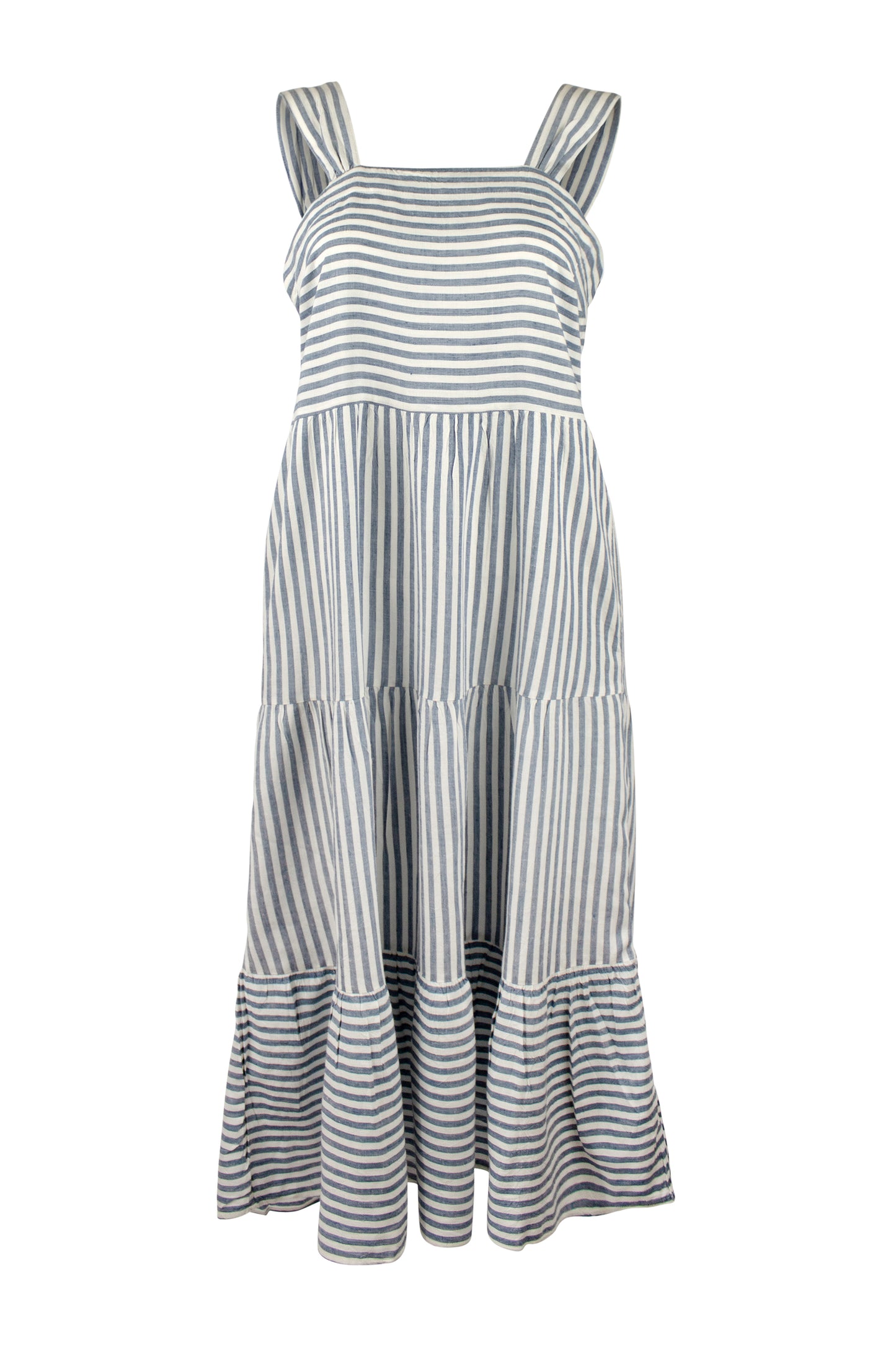 Striped Tiered Dress