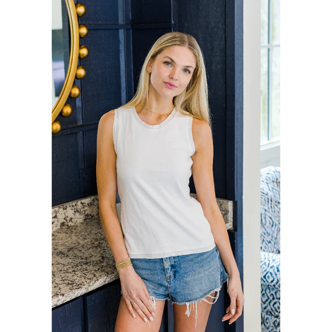 Raw Edge Tank Top