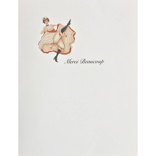 Can Can Merci Thank You Card