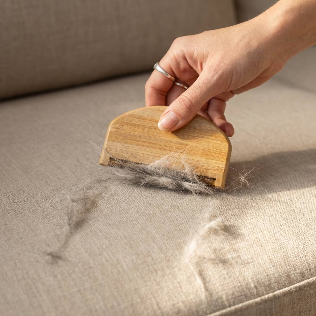 Bamboo Travel Pill & Lint Remover