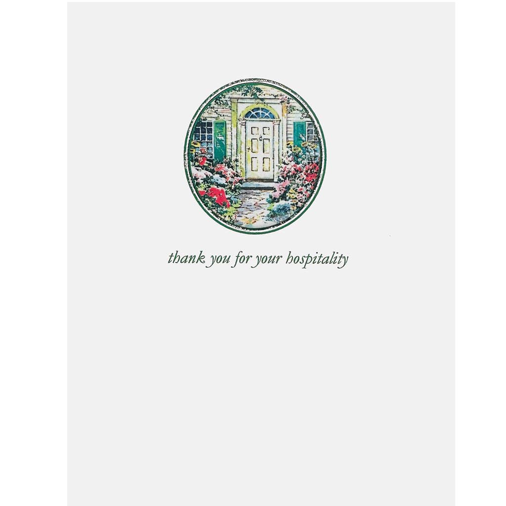 Garden Door Thank You For your Hospitality Card