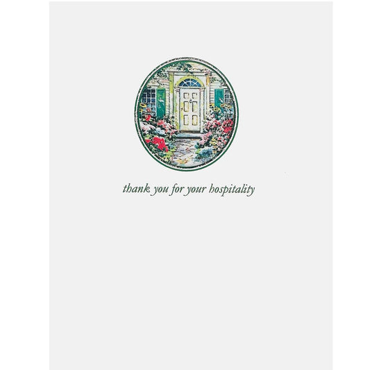 Garden Door Thank You For your Hospitality Card
