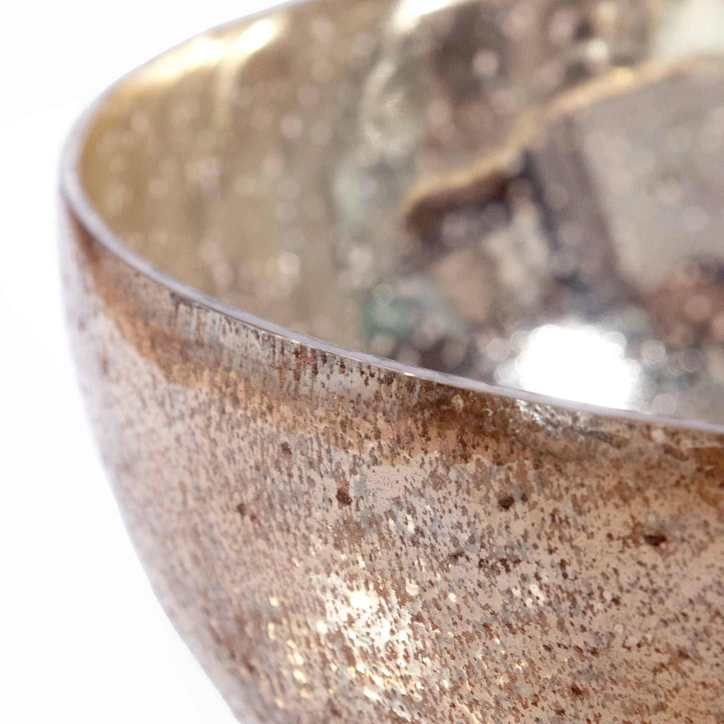 Mercury Glass Decorative Bowl