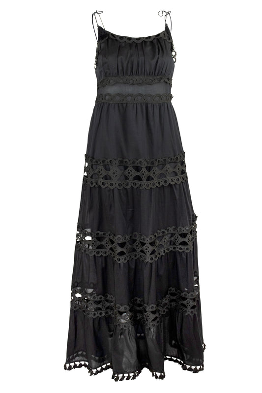 Cotton Eyelet Maxi Dress
