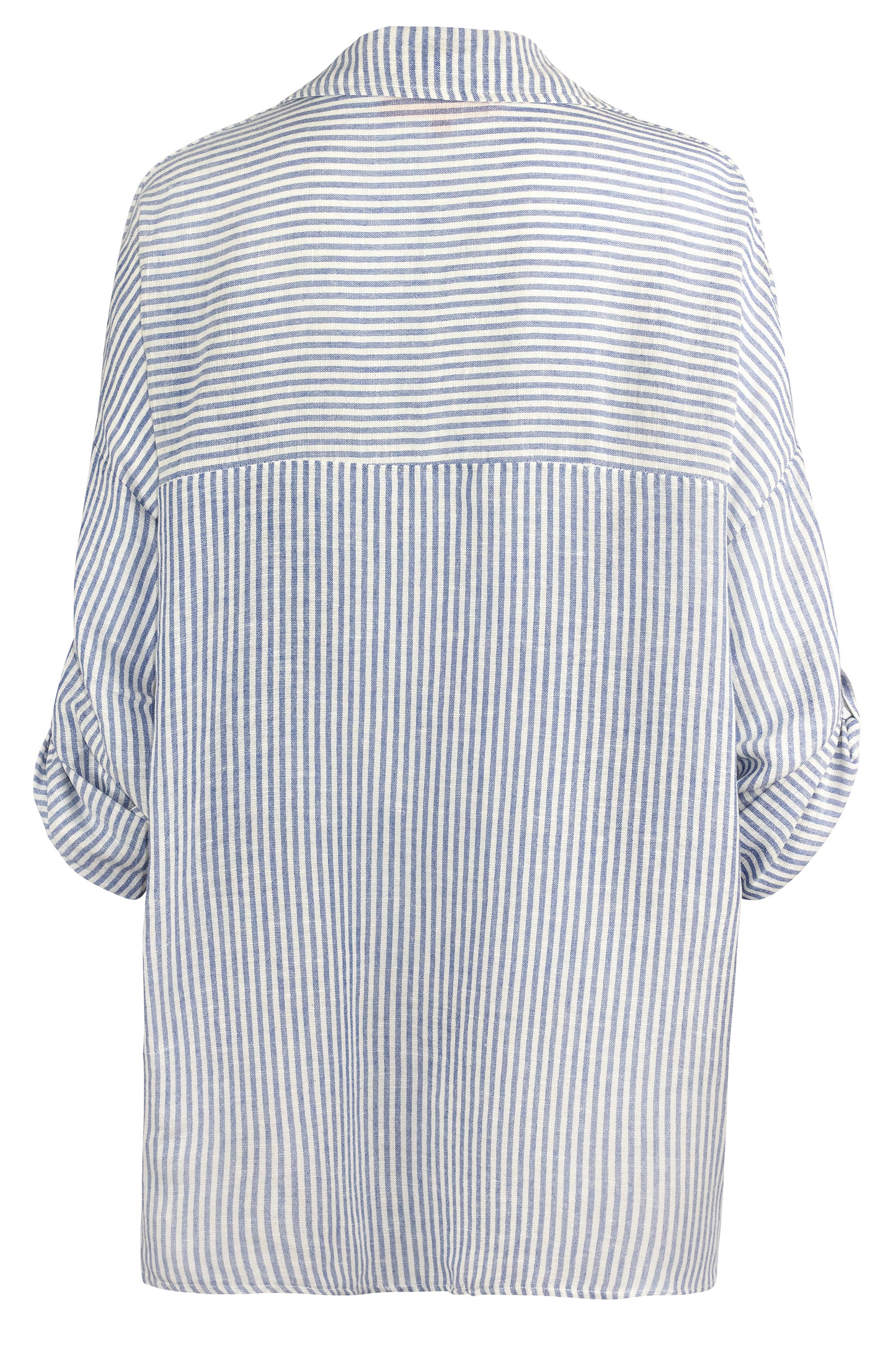 Striped Linen Oversized Shirt