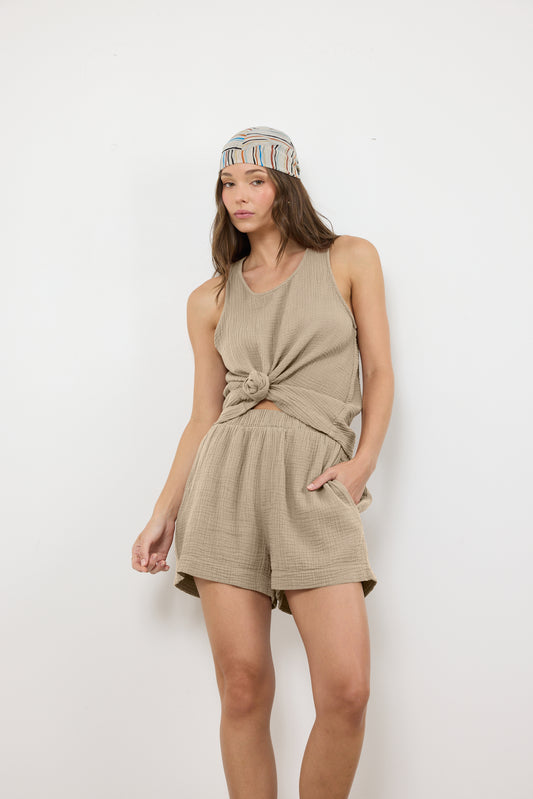 Gauze Shorts