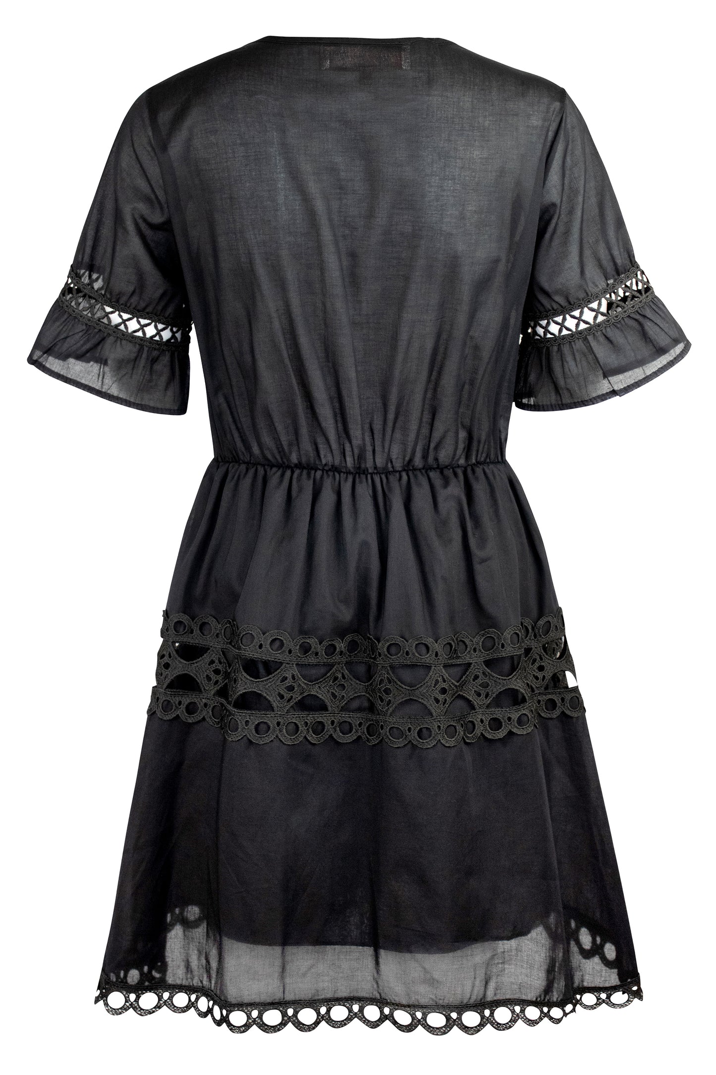 Cotton Eyelet Mini Dress