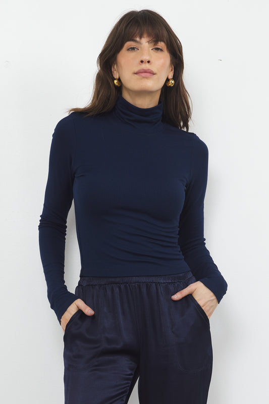 Ribbed Turtleneck