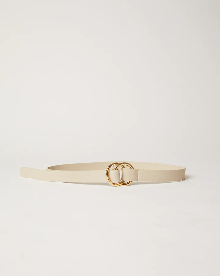 Double O Ring Leather Belt