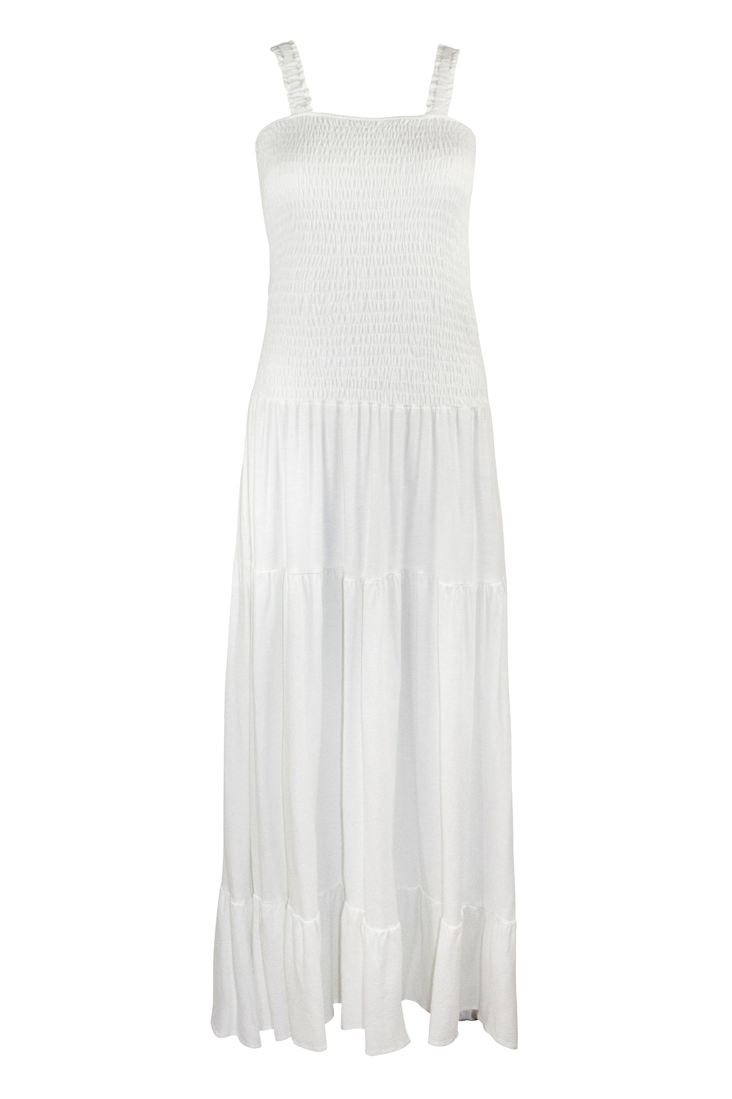 Smocked Tiered Dress