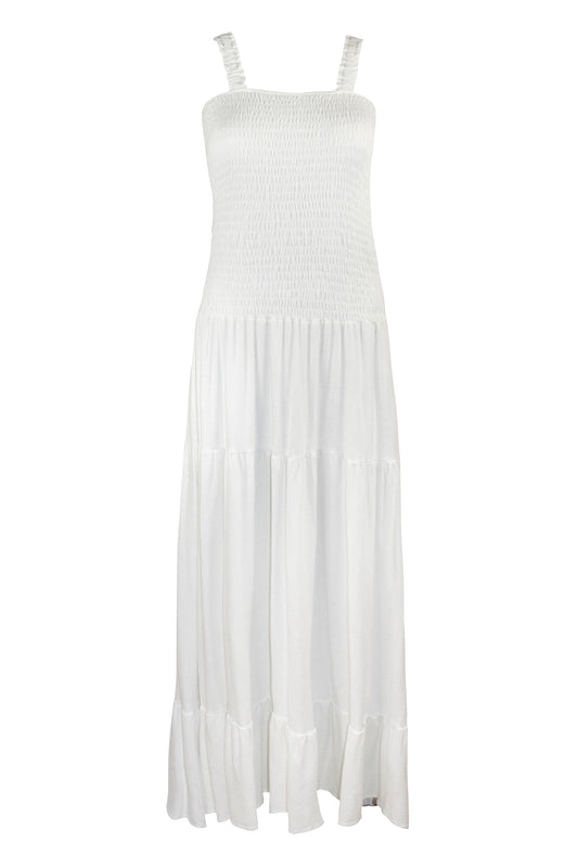 Smocked Tiered Dress