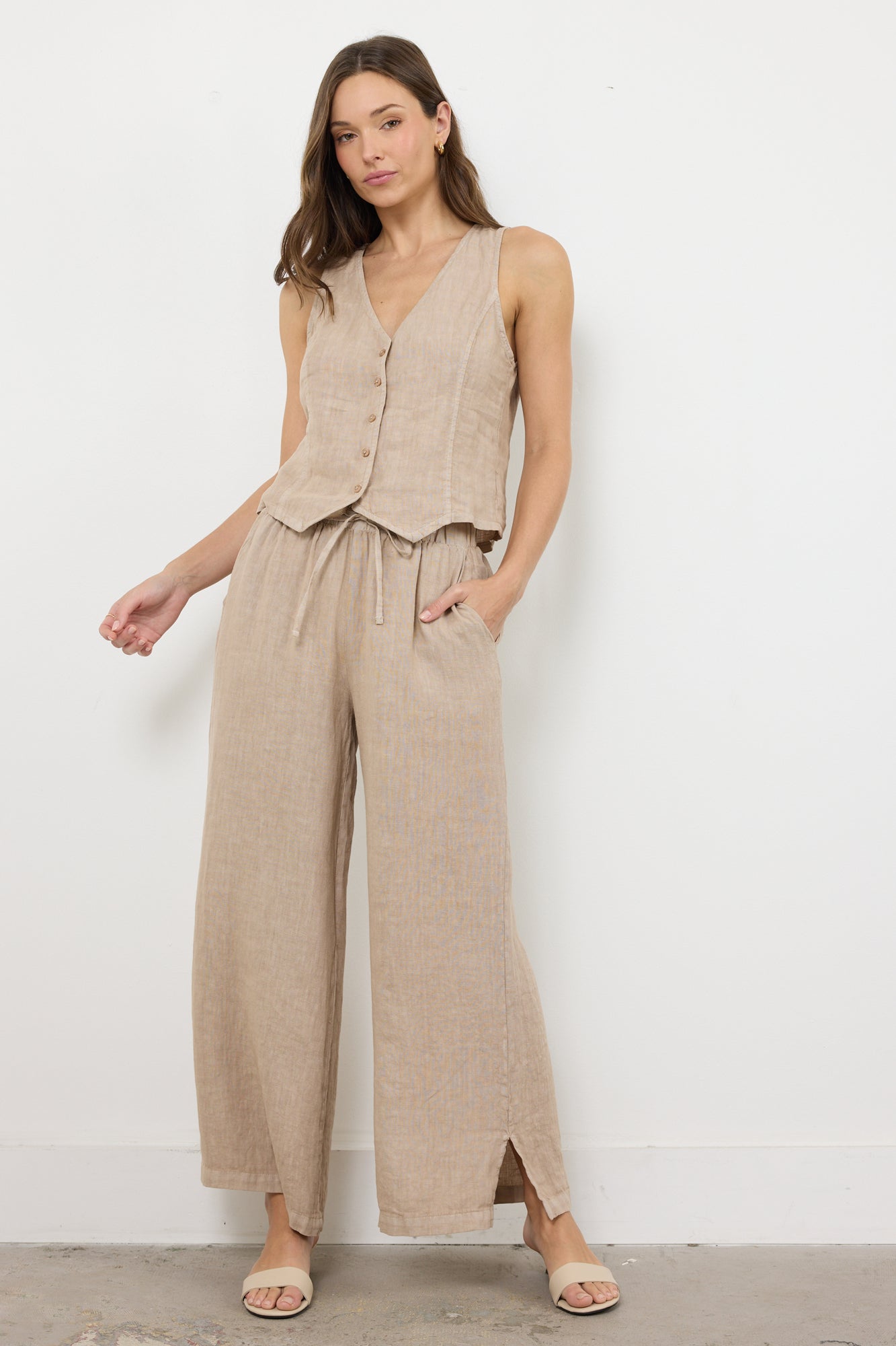 Linen Vest
