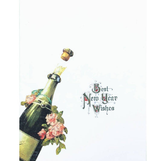 New Years Champagne Holiday Card
