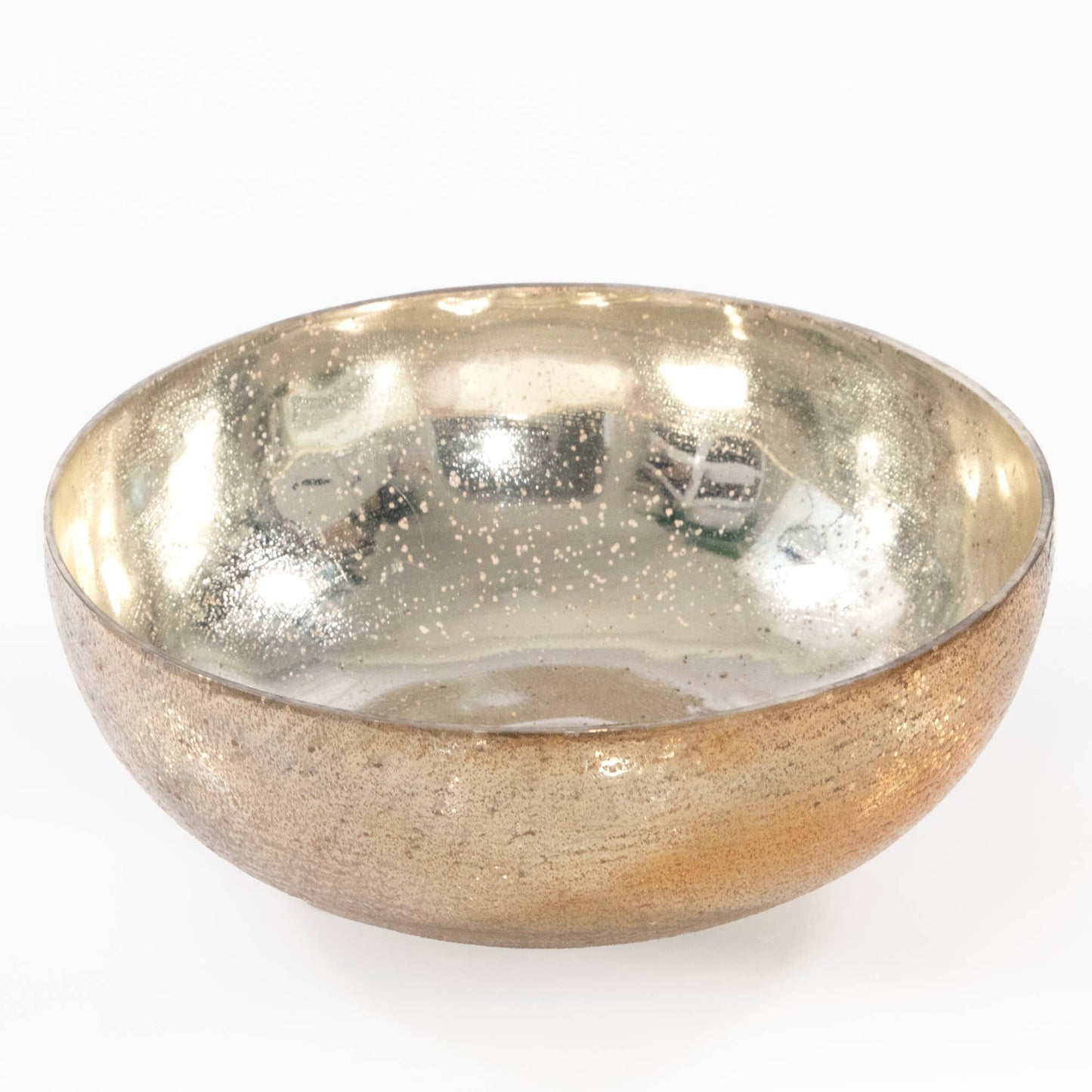 Mercury Glass Decorative Bowl