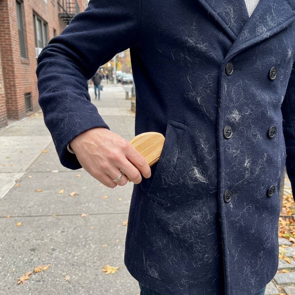 Bamboo Travel Pill & Lint Remover