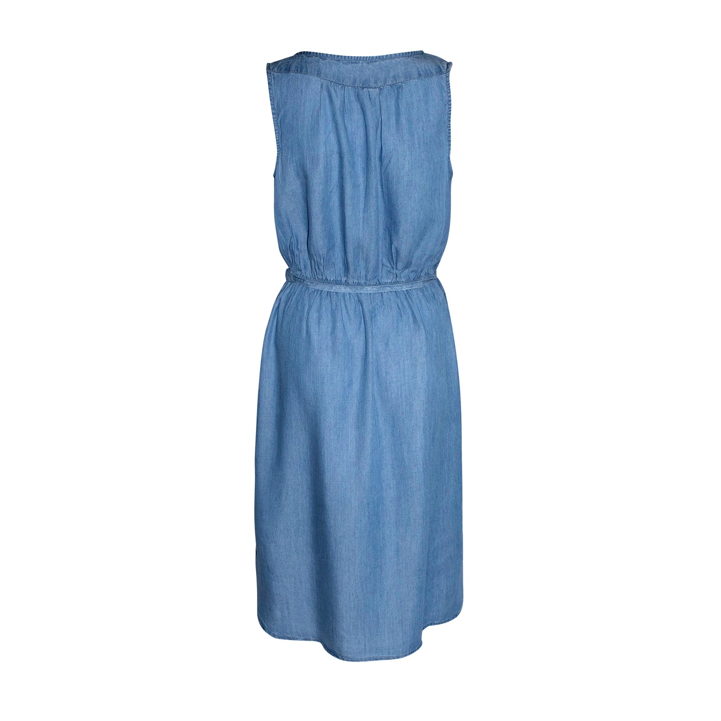 Chambray Sleeveless Dress